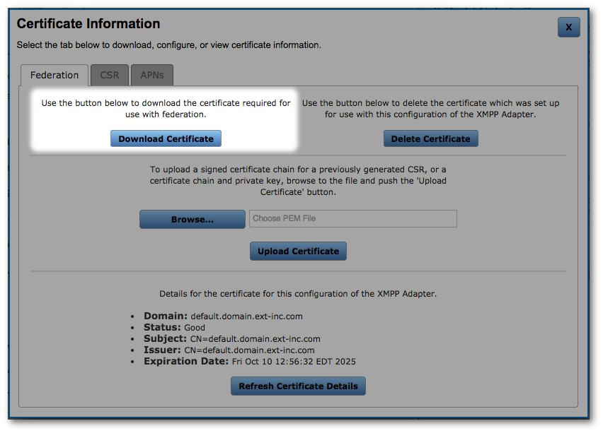 Federating The Servers