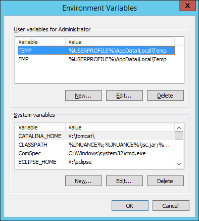 Windows Environment Variables