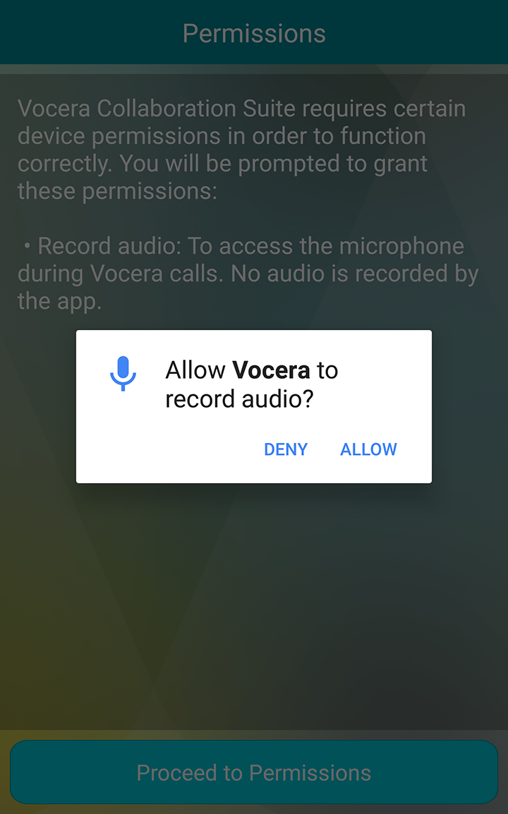 Setting Startup Permissions
