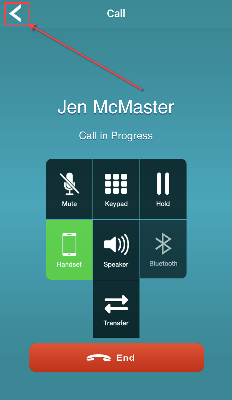 Accessing VCS from a Call