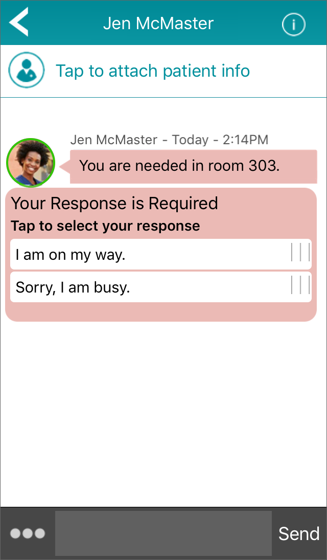 Responding to a Message