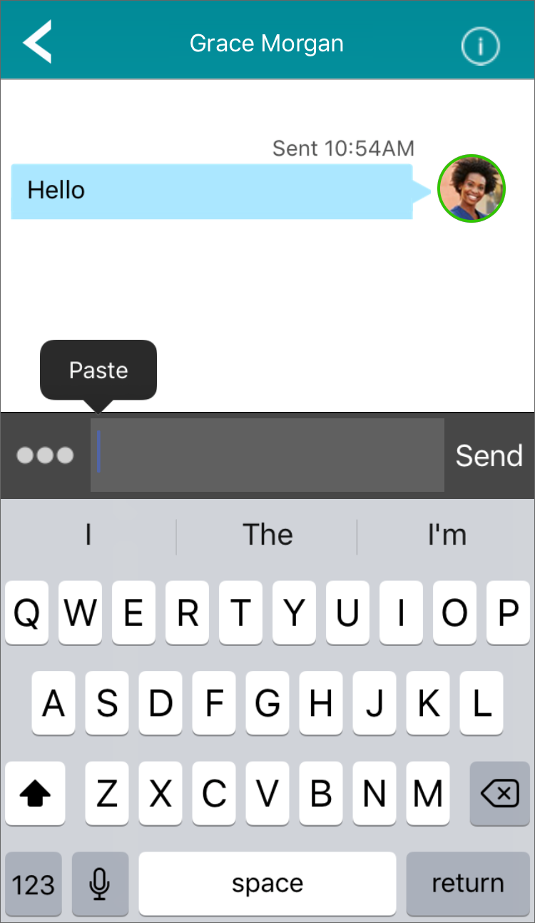 Copying and Pasting in Conversations