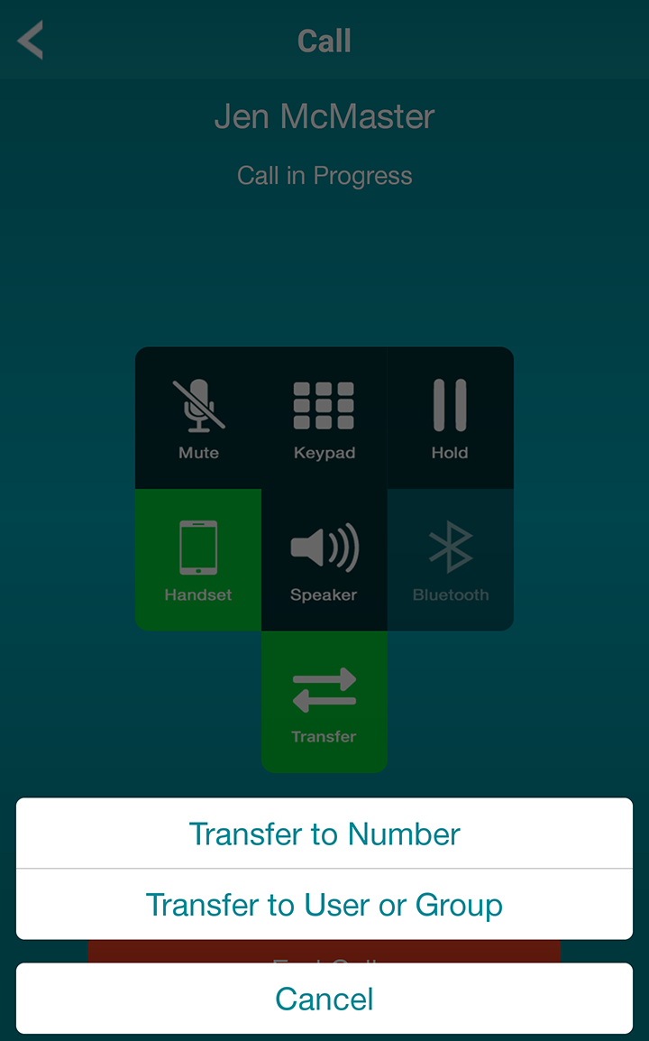 Transferring a Call