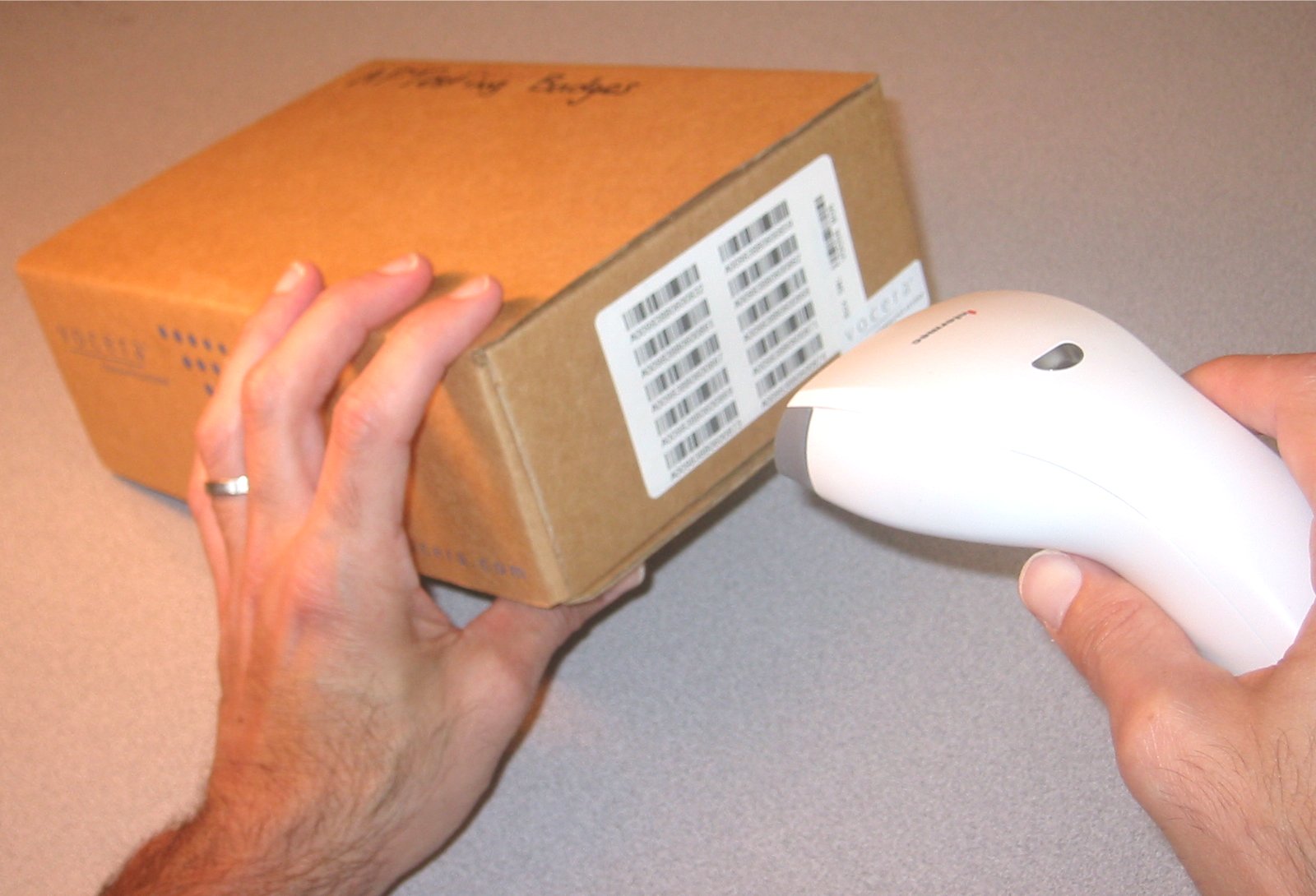 Using a Barcode Scanner to Add Devices