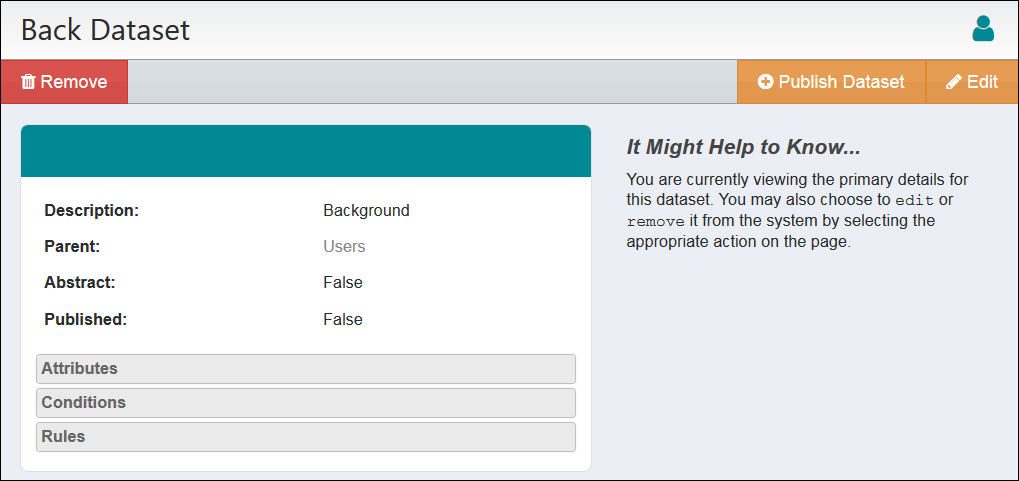 Viewing Dataset Properties