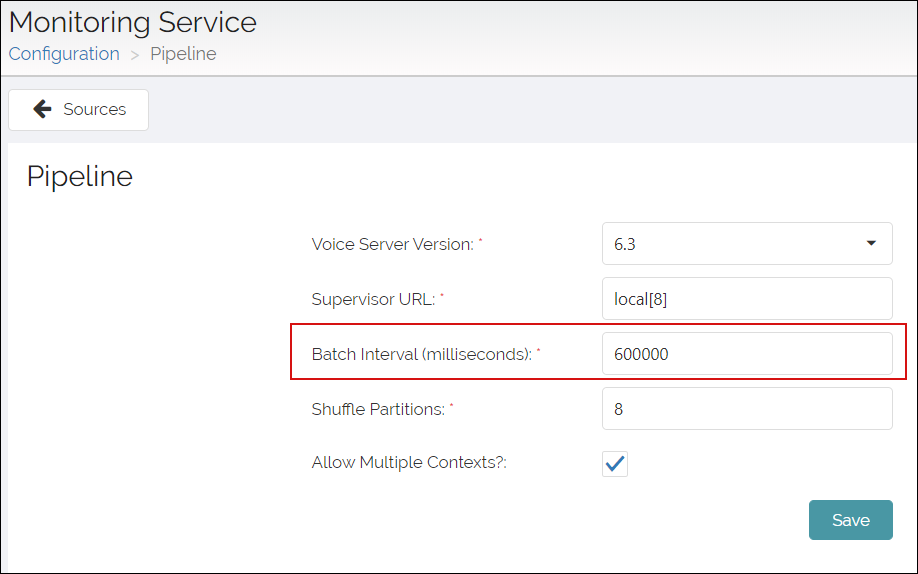 Updating Flume and Spark Configuration Settings for Vocera Analytics 1.