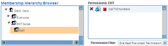 Permission result 2