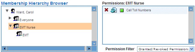 Permission result