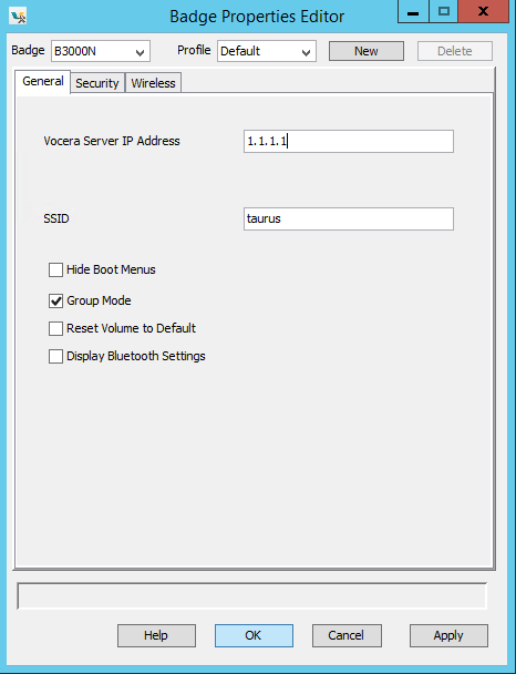 General Properties (B3000n)